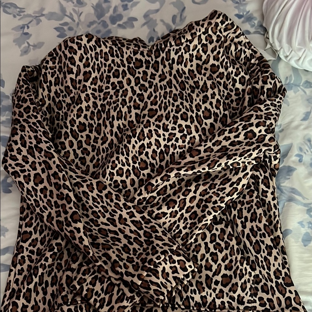 Leopard Print Long Sleeve hoodie